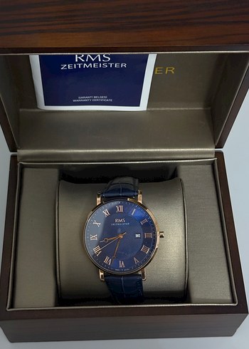 RMS ZEITMEISTER Erkek Klasik Lacivert Saat