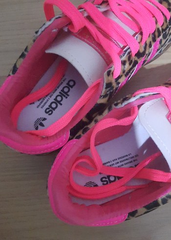 Leopar Desenli Pembe  Spor Ayakkabı - Görsel 3
