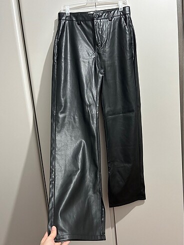 Bershka Bershka deri pantolon
