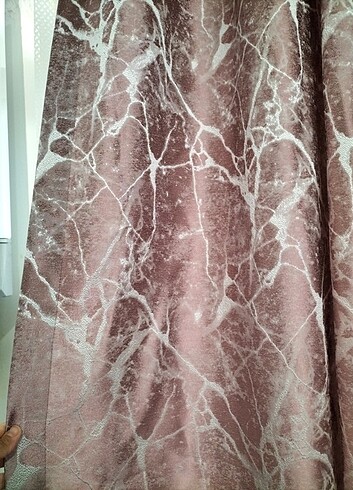 Mermer Desen Fon Perde - Görsel 2