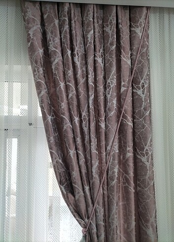 Mermer Desen Fon Perde - Görsel 3