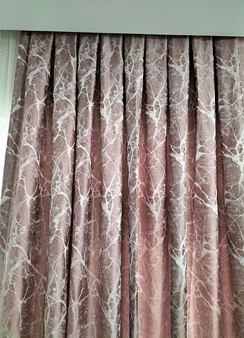 Mermer Desen Fon Perde - Görsel 4