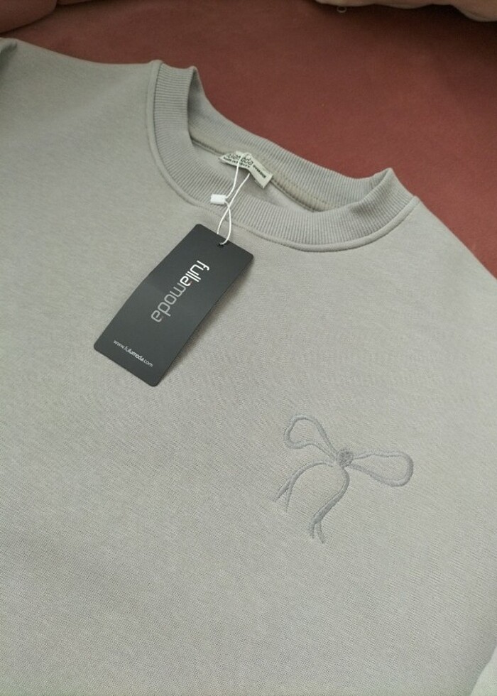 Kadın Polarlı Sweatshirt  - Görsel 3