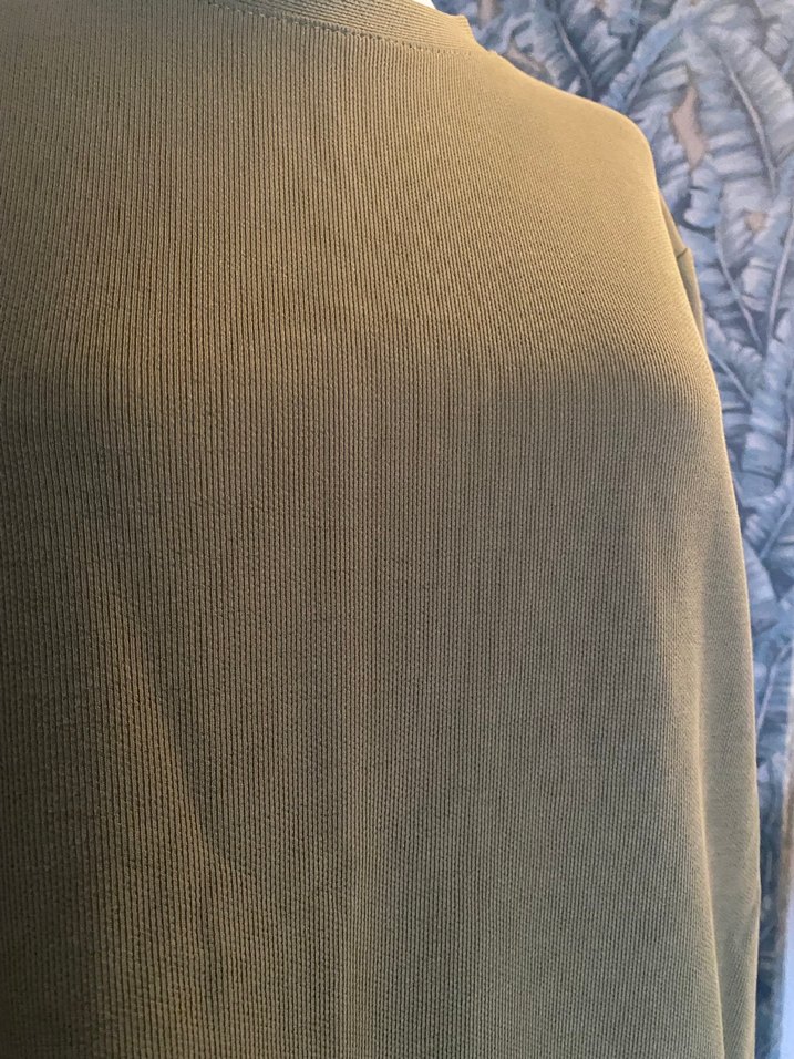 Kadın Haki Uzun Kollu Rahat Kesim Eşofman Takımı - Görsel 3