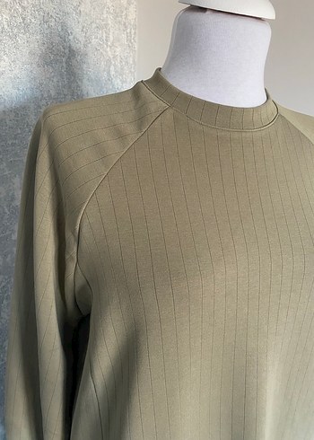 Kadın Haki Uzun Kollu Salaş Takım - Görsel 3