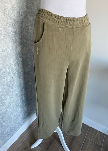 Kadın Haki Uzun Kollu Salaş Takım - Görsel 2