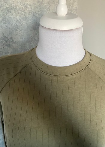 Kadın Haki Uzun Kollu Salaş Takım - Görsel 8