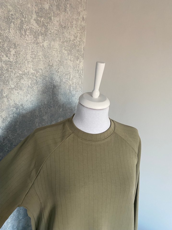 Kadın Haki Uzun Kollu Salaş Takım - Görsel 4