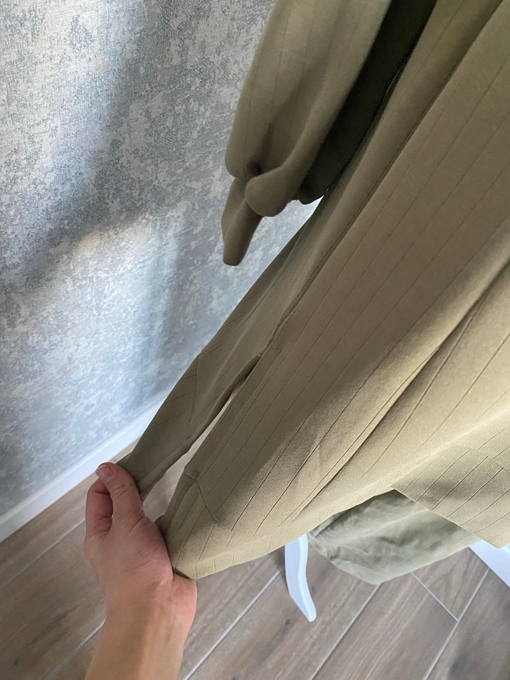 Kadın Haki Uzun Kollu Salaş Takım - Görsel 5