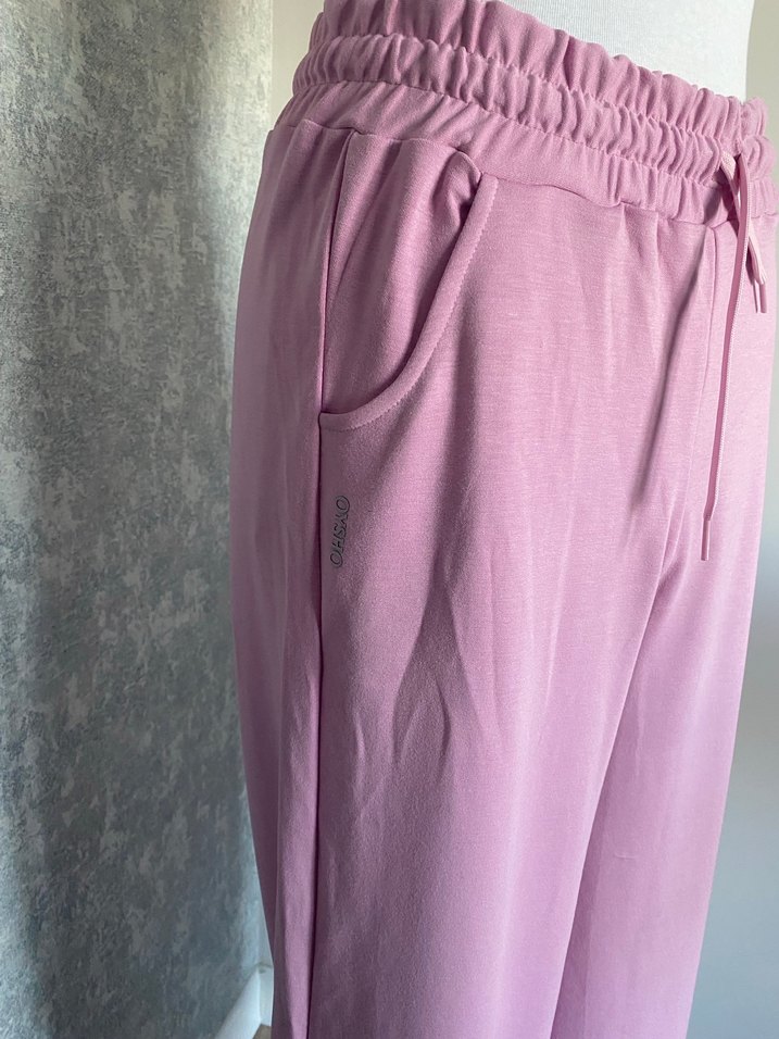 Pembe Uzun Kollu Salaş Kadın Tunik - Görsel 3