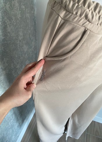 Bej Uzun Kollu Salaş Tunik Takım - Görsel 4