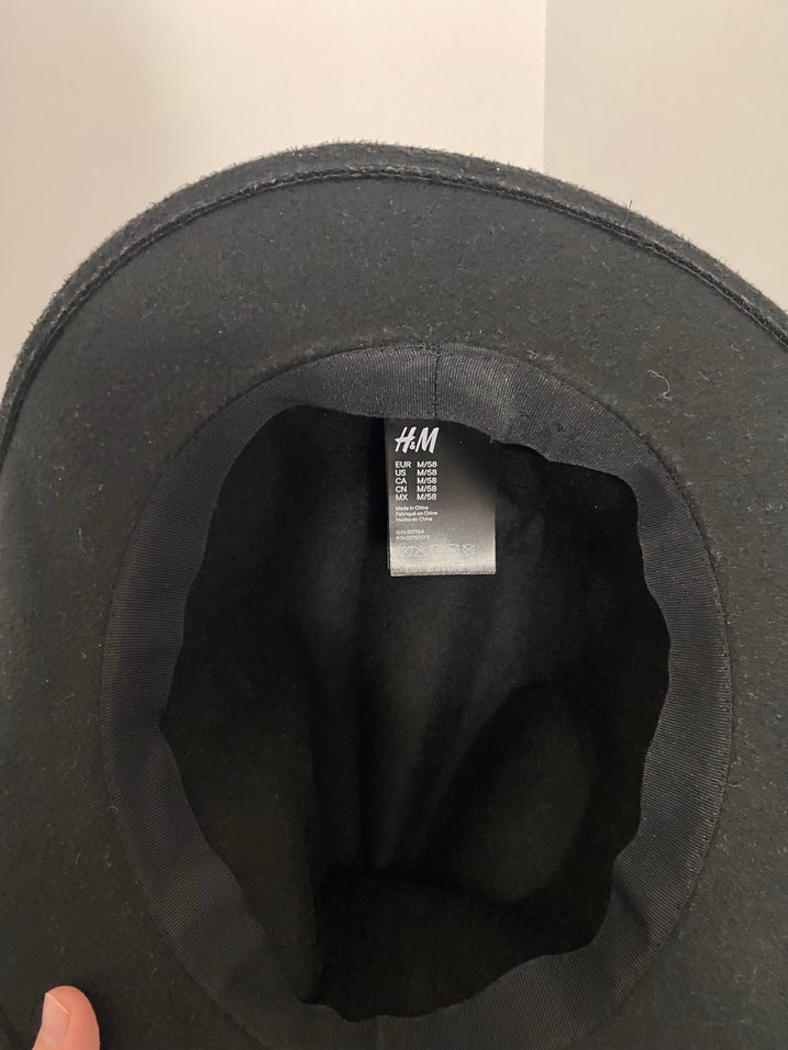 Siyah Süet Kadın Fötr Şapka - Görsel 5