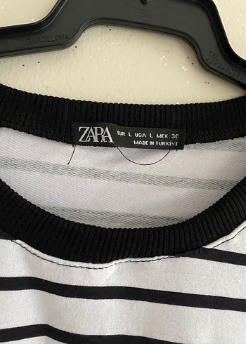 Uzun Kollu Çizgili Kadın Tunik - Görsel 4