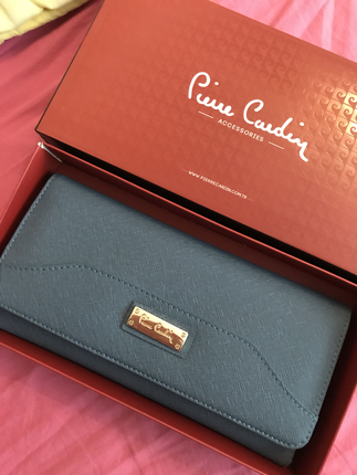 diğer Beden mavi Renk Pierre cardin cüzdan 