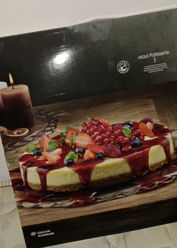 Paşabahçe 37 santim pasta tabağı  - Görsel 4