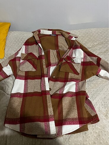 Oversize oduncu gömleği (kışlık)