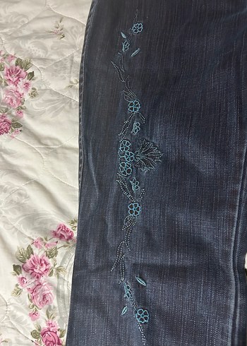 Levis Lacivert Nakışlı Kadın Kot Pantolon