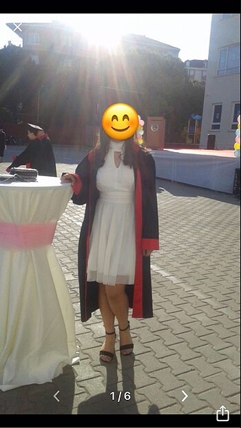 Beyaz abiye