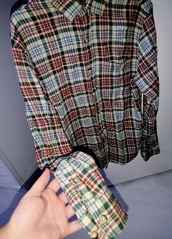 m Beden Primark m beden kareli yumuş kumaş gömlek