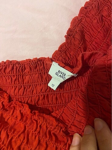 River Island Kırmızı bluz