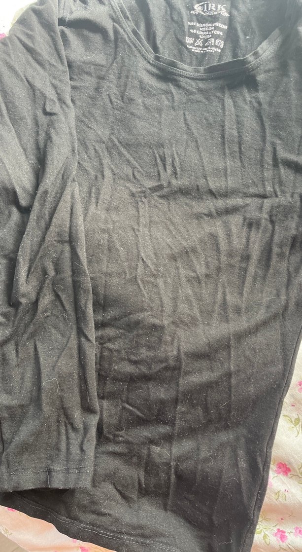 Siyah Uzun Kollu bluz Kıyafeti - Görsel 4