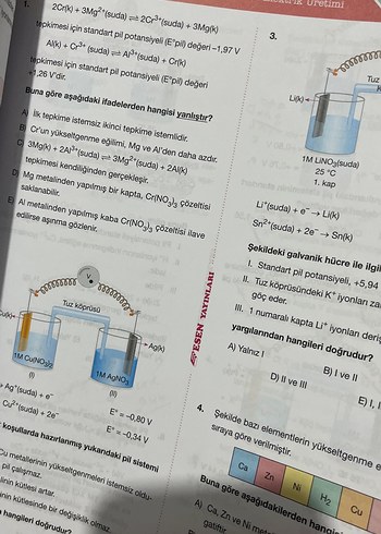  A11 Kimya Soru Bankası