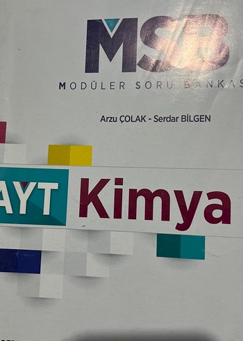 AYT Kimya Modüler Soru Bankası