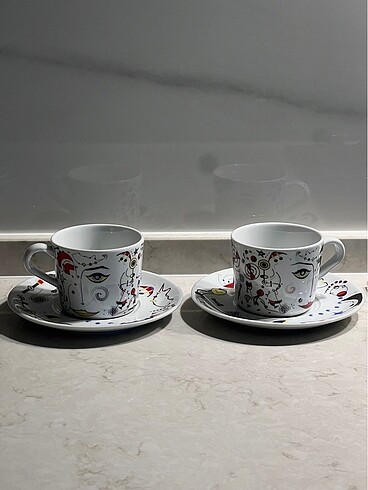 Kütahya porselen ıtır çay fincanı takımı