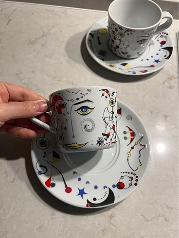 Kütahya Porselen Kütahya porselen ıtır çay fincanı takımı