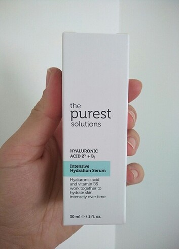 The purest solutions hyaluronik asit serum