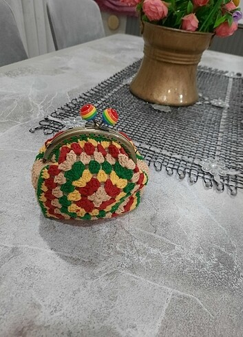 Beden çeşitli Renk El yapımı çanta/cüzdan