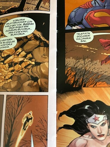 Beden Renk Superman Wonder Woman Çizgi Roman