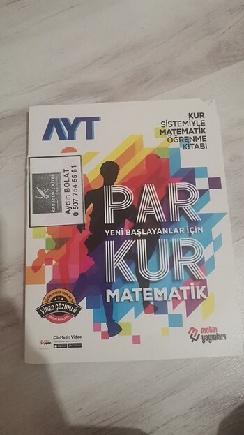 AYT PARKUR MATEMATİK METİN YAYINLARI