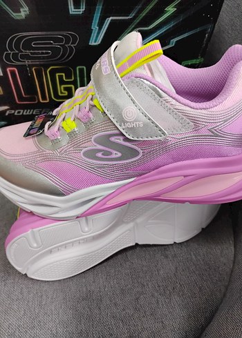 Kız Çocuk Pembe Işıklı Spor Ayakkabı - Görsel 7