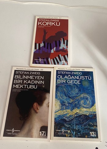 Stefan Zweig Modern Klasikler Seti - 3 Kitap