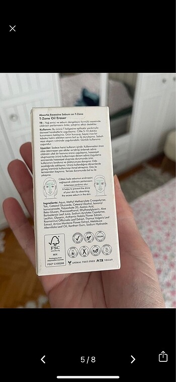 The Purest Solutions T bölgesi maske - Görsel 5