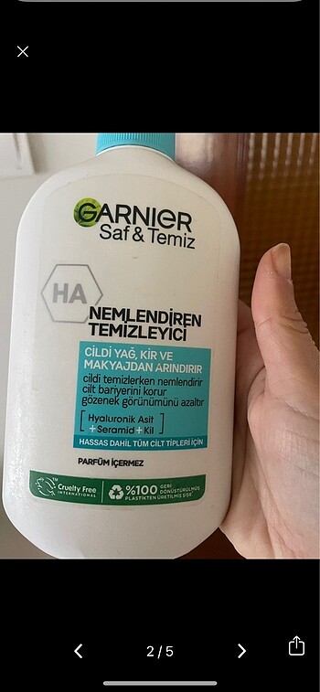 Garnier Garnier yüz temizleme jeli