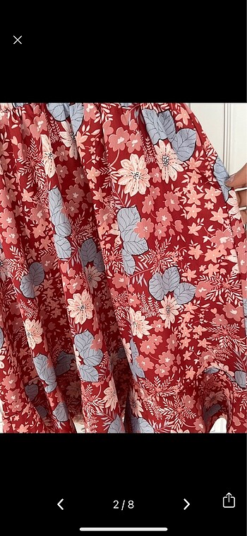 Çiçekli elbise - Görsel 2