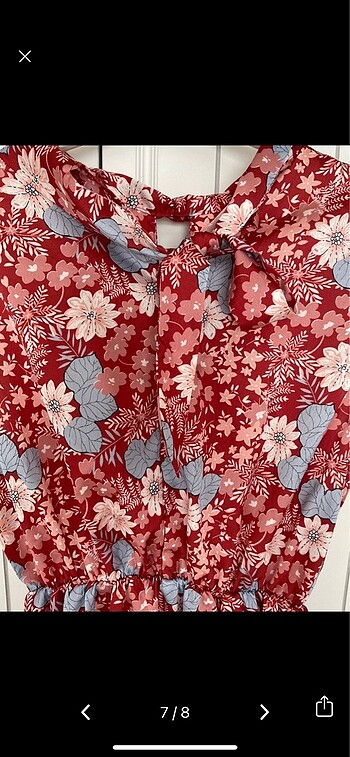 Çiçekli elbise - Görsel 5