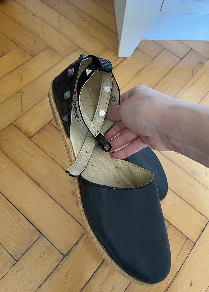 Siyah espadril - Görsel 4