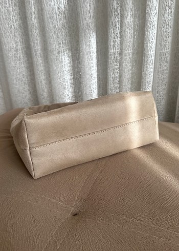 Bej Süet Kadın Çanta - Görsel 5