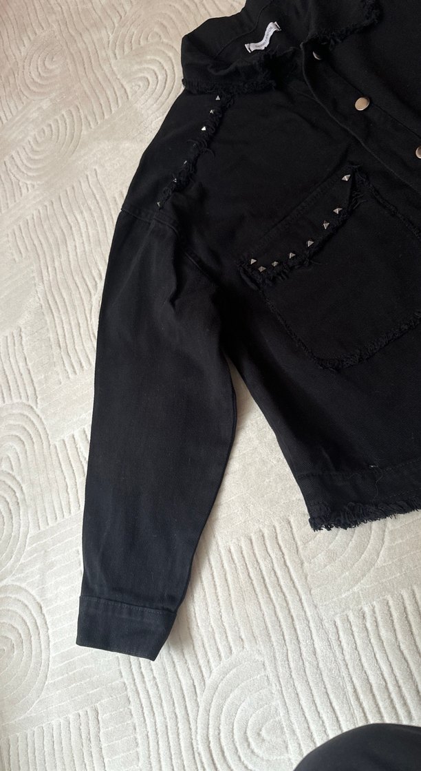 Siyah  Kot Ceket - Görsel 2