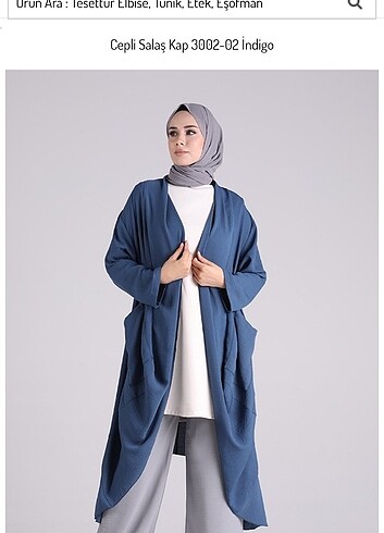 Kimono kap ve siyah tunik