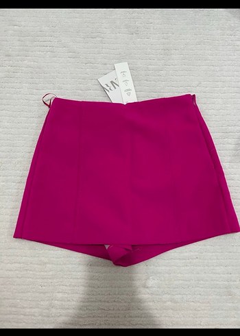 Zara pembe şort etek