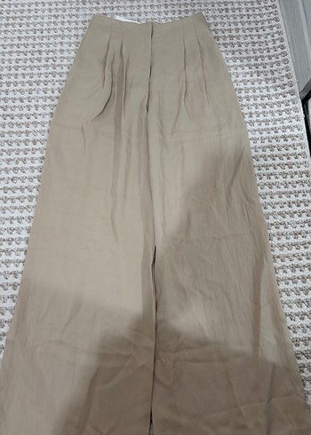 xs Beden Zara bej bol paça jean