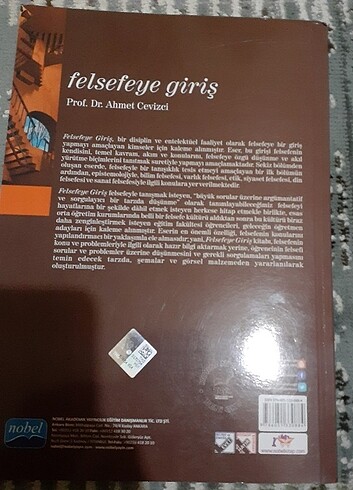  Nobel Yayınları Felsefeye Giriş