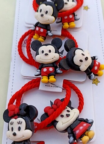 Beden kırmızı Renk Mickey mouse lastikli toka ????