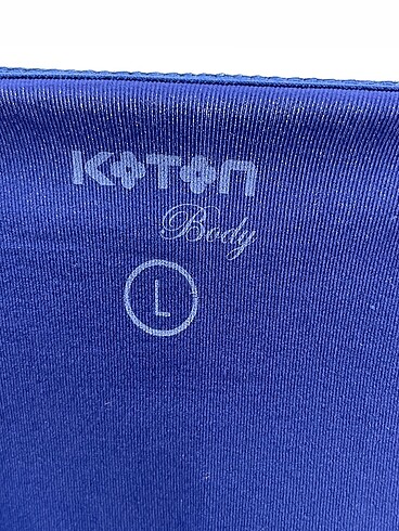l Beden mavi Renk Koton Bluz %70 İndirimli.