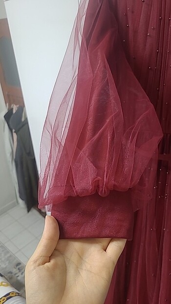 Zara Bordo elbise
