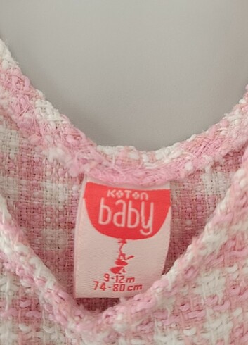 Kotonbaby elbise 9-12 ay